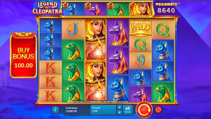 Playson Legend of Cleopatra slot machine