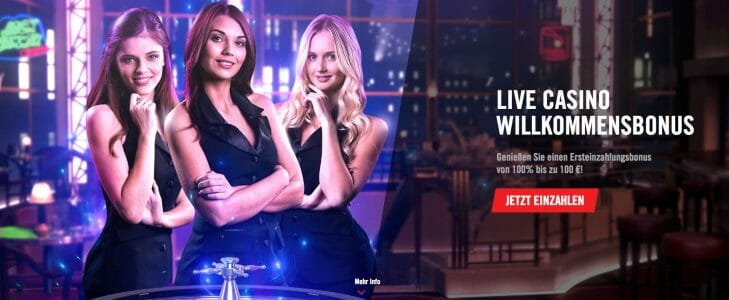 Vegas Hero Live Casino Bonus