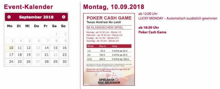 casino bad neuenahr event calendar