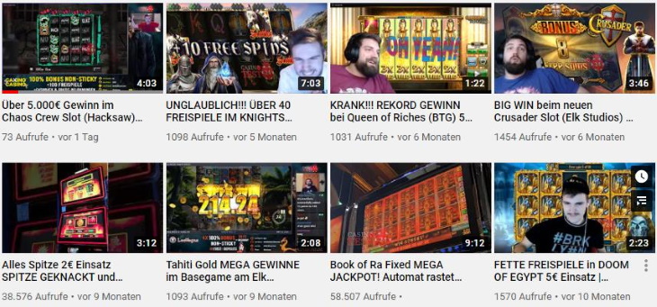 CasinoTest24 Youtube videos