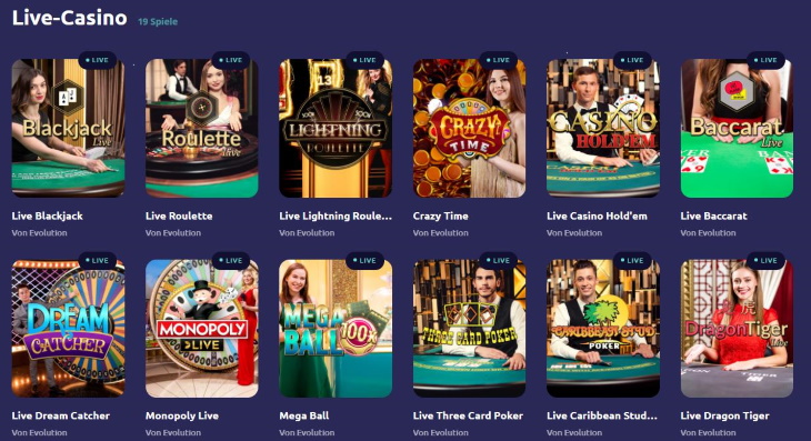Spin Away Live Casino