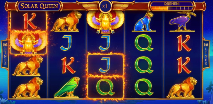 Playson Solar Queen scatter at slot