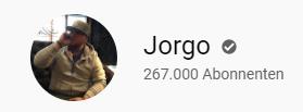 Jorgo on Youtube