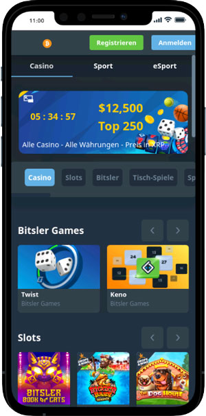 Bitsler Casino mobile