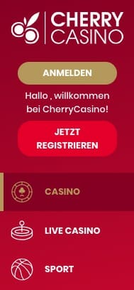 Cherry Casino menu