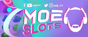 Logo of the Moe Slots channel on Youtube