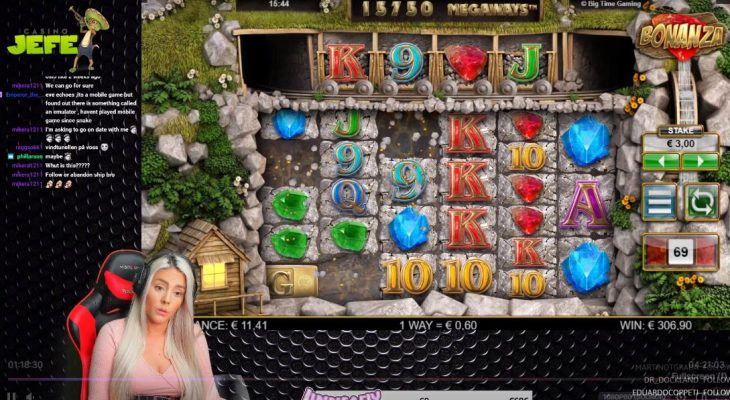 LInneafly playing casino slots on Twitch