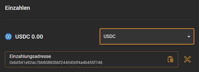 USDC deposit